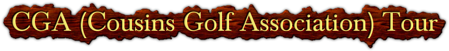 CGA (Cousins Golf Association) Tour, the original wordmark